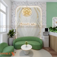 Thiết kế spa Beauty có các khu vực chức năng hiện đại